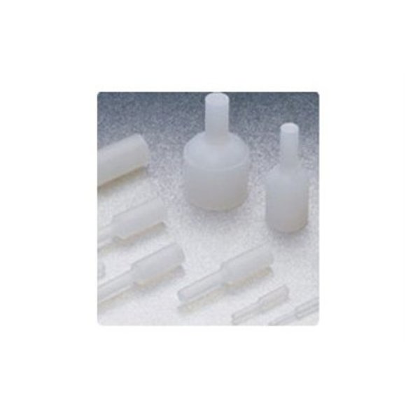 Stockcap Pull Plugs Silicone-0.510-0.250-1.000-1.000-CLEAR, 50PK 487942